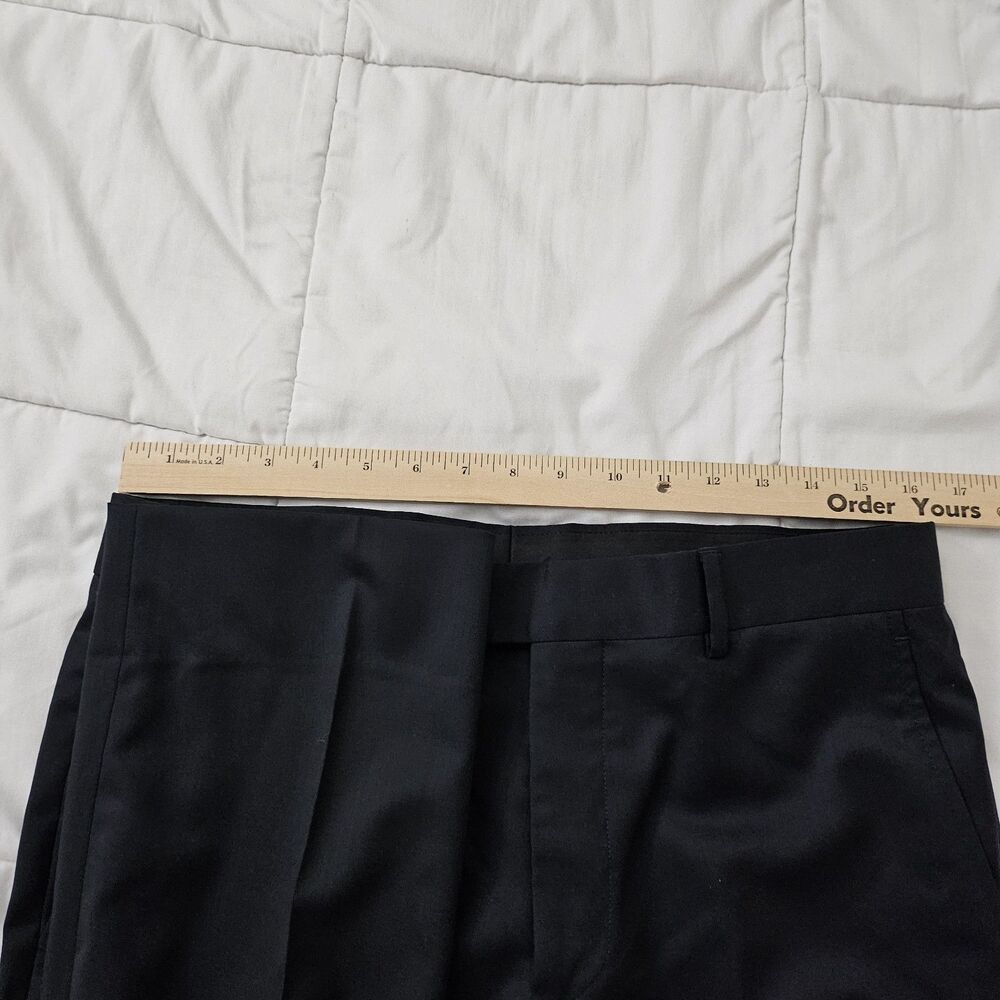 Brooks Brothers 1818 Milano Suit Jacket 40S & Pants 34 Dark Blue Wool Set Italy - Picture 13 of 15